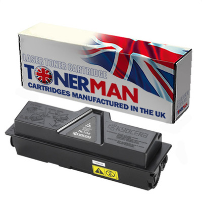 Toner für Kyocera TK 1130 TK-1130 1T02MJ0NL0 3.000 Seiten schwarz UK Reman.