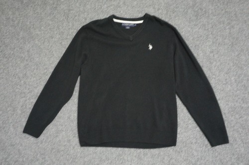 U.S. POLO ASSN. Men's Black Sweater 