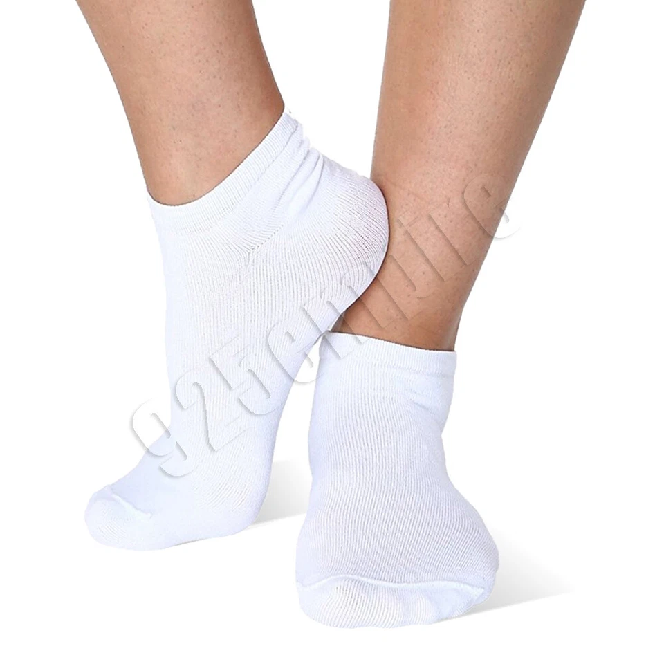 Lote de 12 pares de calcetines tobilleros informales de corte bajo al por mayor para mujer 9-11 Foto 3 de 4