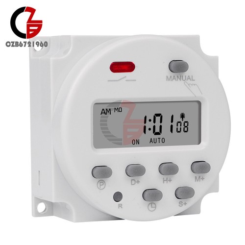 DC 12V 24V AC 110V CN101S Timer Switch Controller Automatic Cycle Timing Switch - Picture 40 of 108
