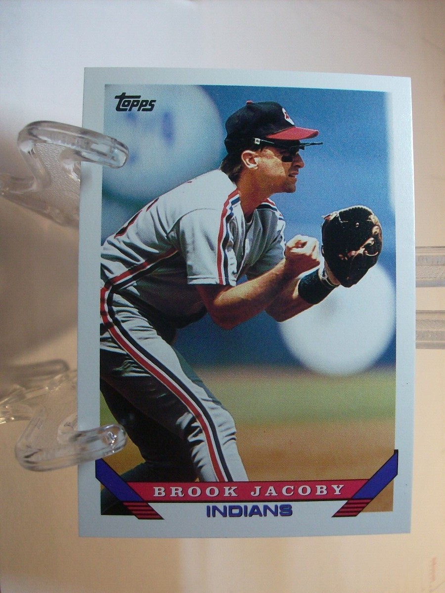 1993 Topps Baseball #303 - Brook Jacoby - Cleveland Indians 93-267