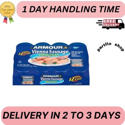 Armour Original Vienna Sausage, Original, 4.6 oz Can, 12 Count