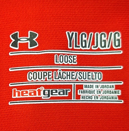 Under Armour Boy's Short Sleeve Red Polo Shirt Youth Size Large (YLG) - Picture 5 of 10