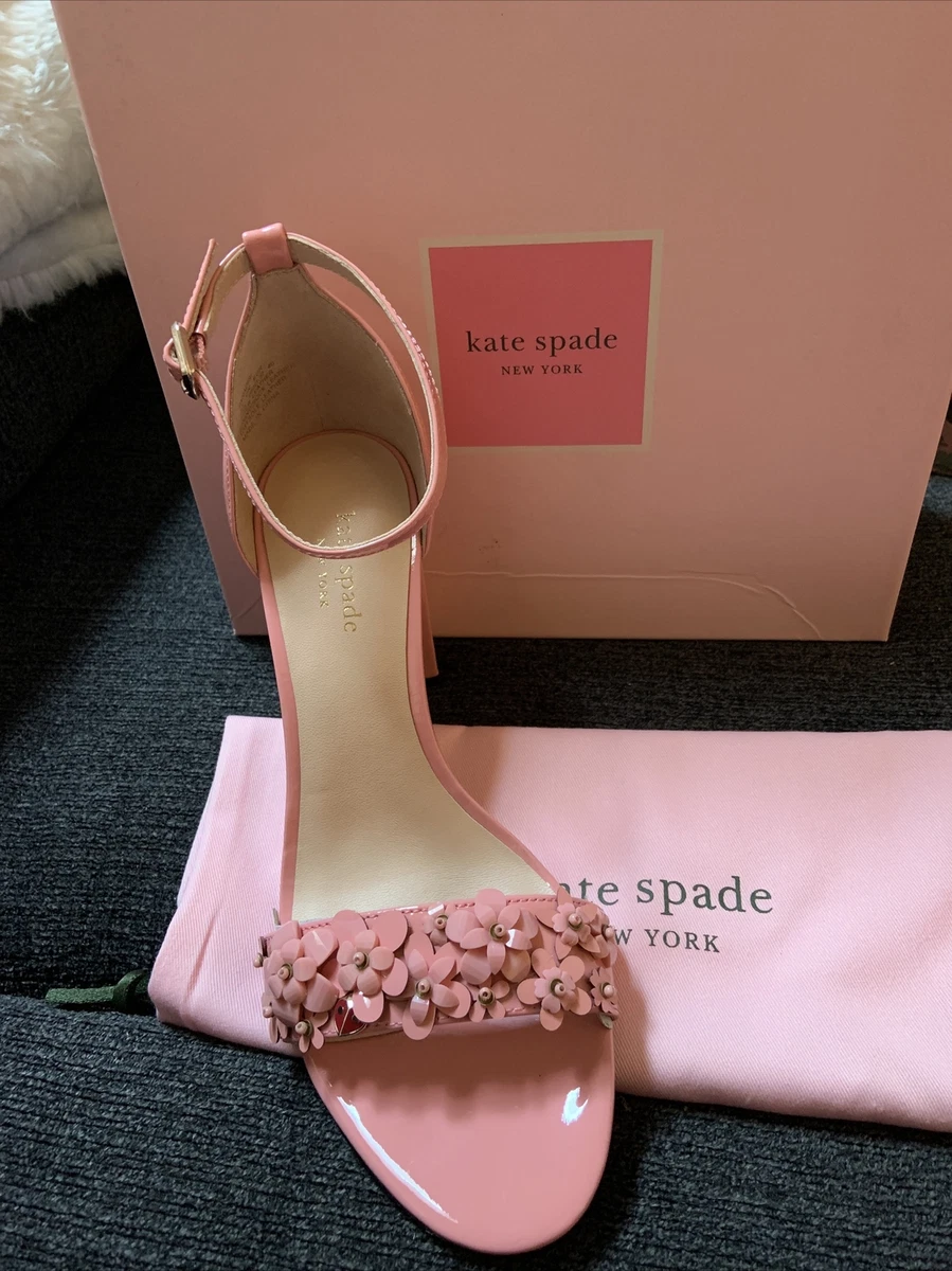 Kate spade pink heels hotsell