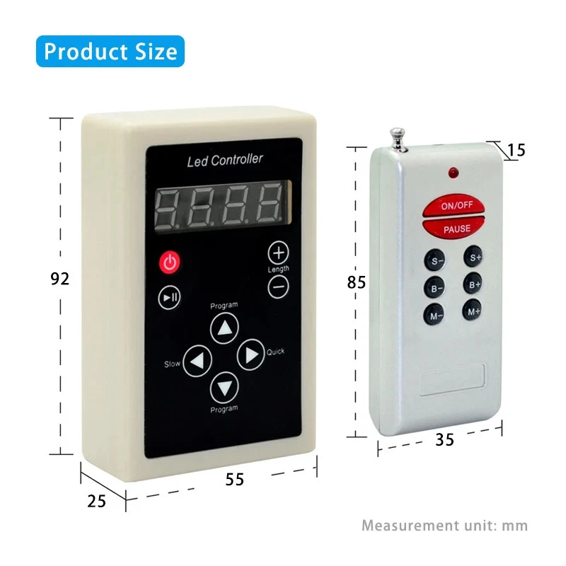 6803 IC RGB LED Controller LED Magic Color Pixel Dimmer LED Streifen Lichter - Bild 4 von 4