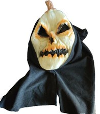 Pumpkin Halloween Mask Scary Deluxe Hooded Mask Adult Excellent Mask