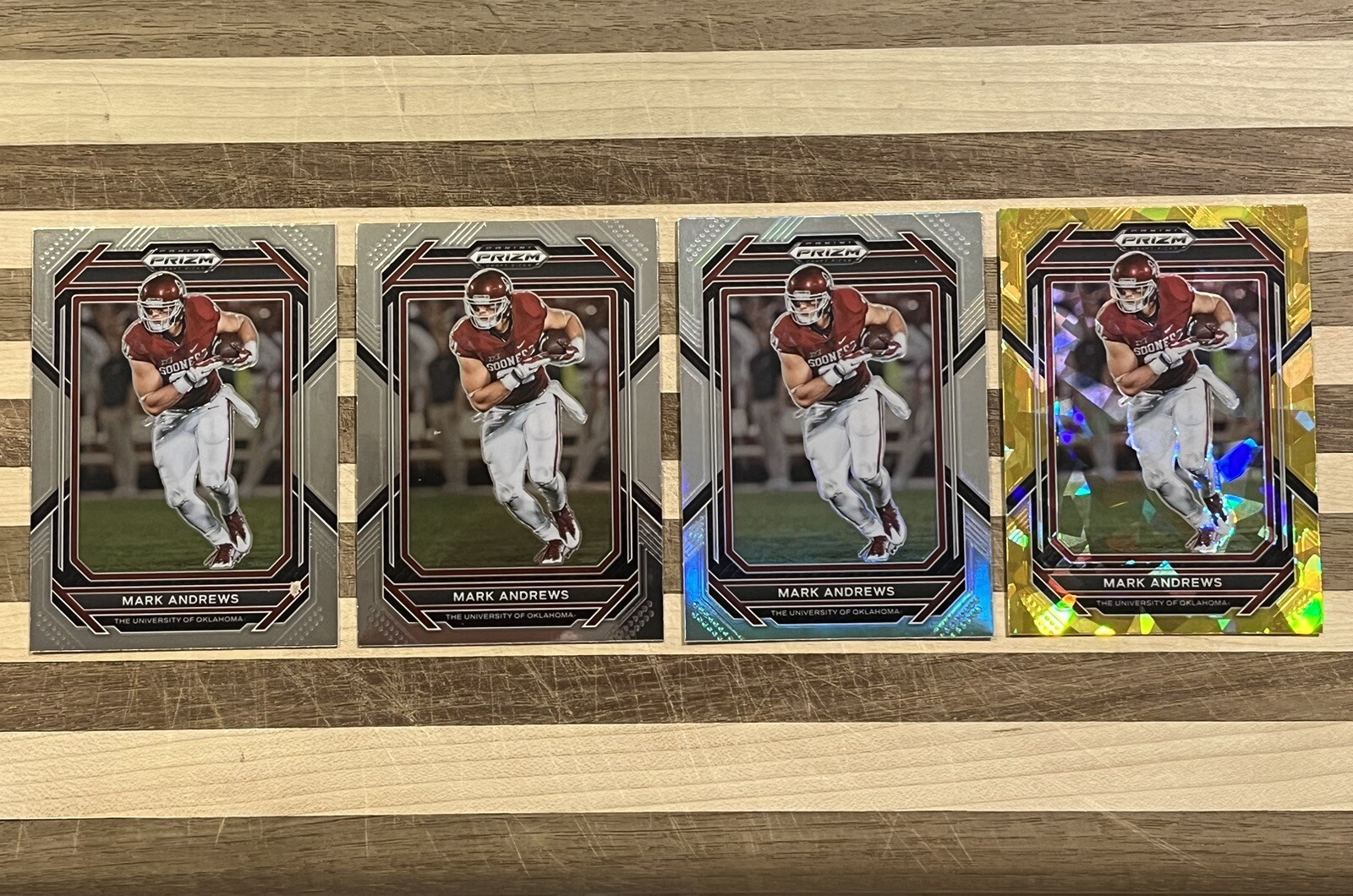 2023 Panini Prizm Draft Picks Mark Andrews Silver/Gold Cracked Ice Prizm #73 Lot