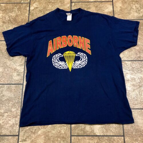 80s airborne t shirt - Gem