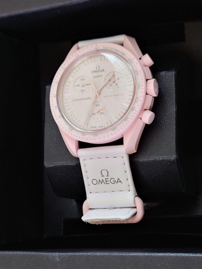 Omega x Swatch Speedmaster Moonswatch Mission To Venus Pink