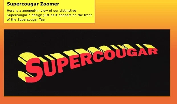 Supercougar T-shirt 100% Egyptian Cotton with Class and Some Sassiness! Novelty  Foto 2 de 4