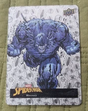 2024 Marvel Upper Deck Spider-Man Rhino MCS-8 Thick Metal Card