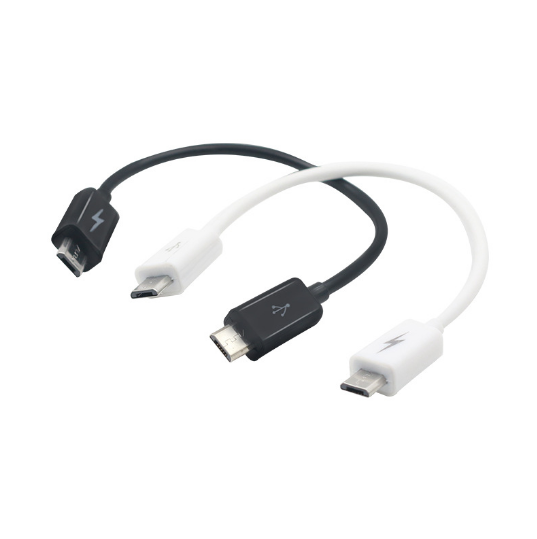 5pcs Micro-USB Male to Male Charging Data Cables for Phones-image