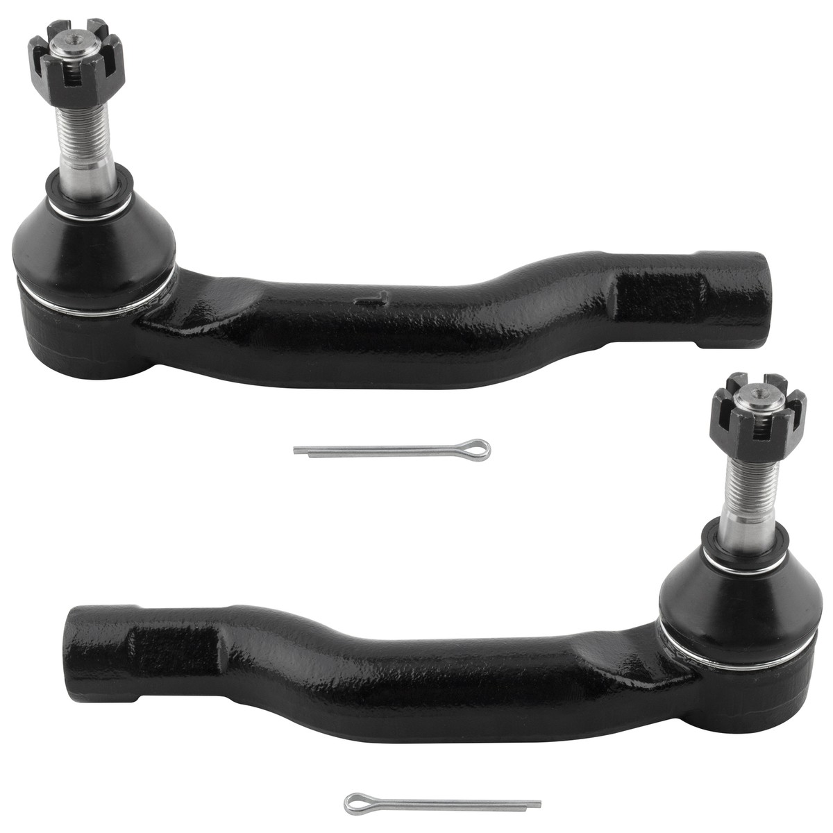 Detroit Axle - Front 8pc Ball Joints Tie Rods for 2004-2010 Toyota Sienna 2005 2006 2007 2008 2009 Replacement 2 Lower Ball Joints 4 Inner and Outer Tie Rods 2 Boots