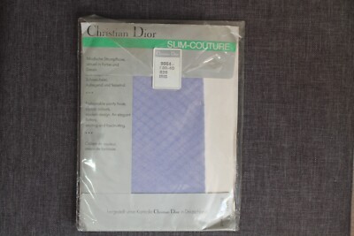 Vintage Christian Dior Slim Couture Feinstrumpfhose Gr. 38-40 Iris Muster Neu