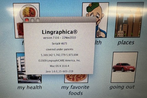 Lingraphica Model LG-6000 Touchscreen MacBook Unibody for Aphasia w/Case - Picture 3 of 7