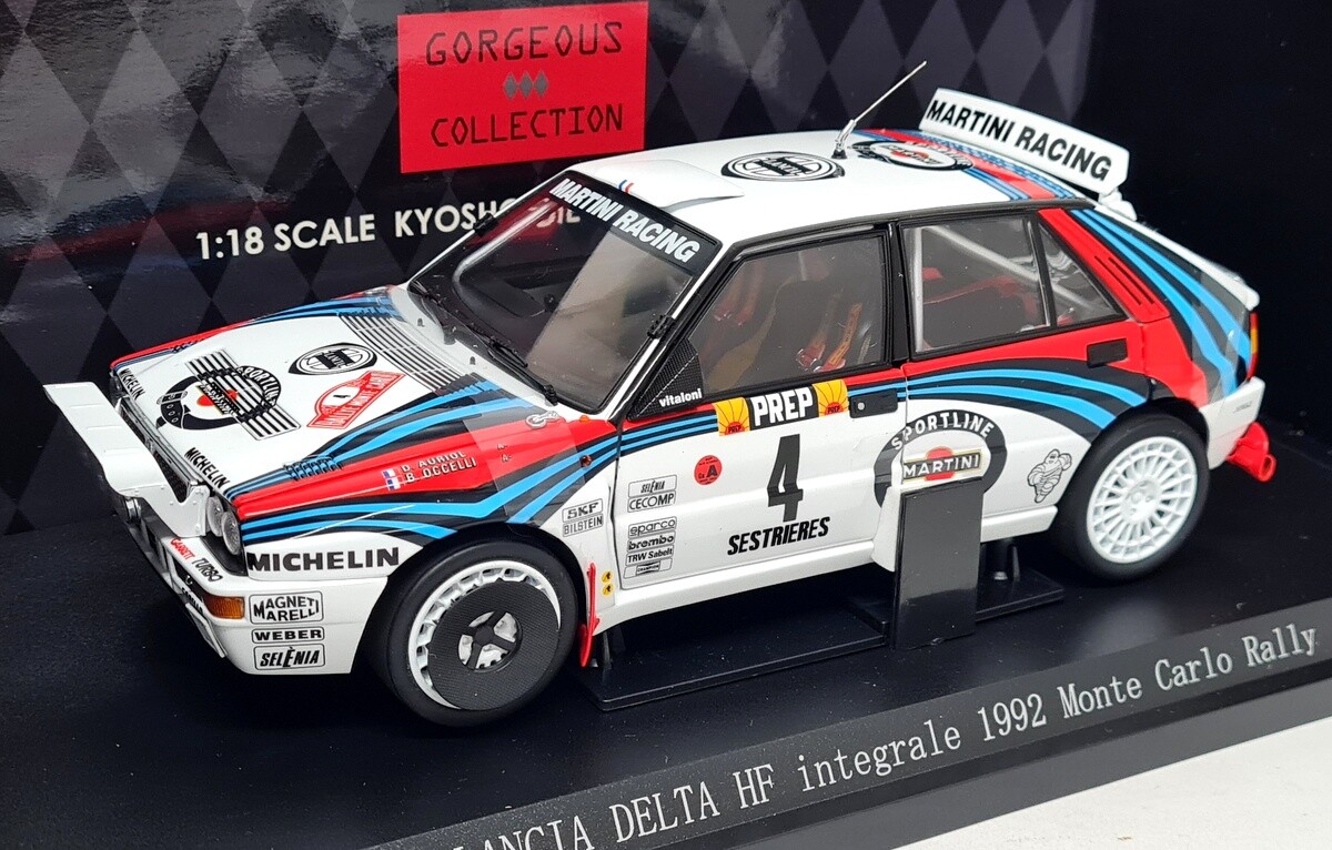 Kyosho 1/18 Lancia Delta HF Integrale '92 Monte Carlo Rally