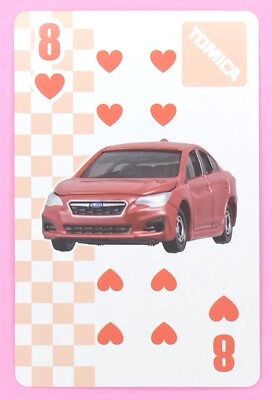 TOMY Tomica Spielkarte Miniatur Druckguss Auto Serie Japan Japanese Heart 8