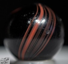 Handmade Indian Marble, Red, 11/16 in, Near Mint, Chip, Germany, 1860-1920 S1103