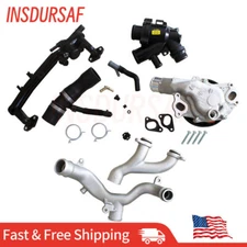 Engine Coolant Pipe Upgrade Thermostats Kit For Jaguar Land Rover 3.0 V6 5.0 V8