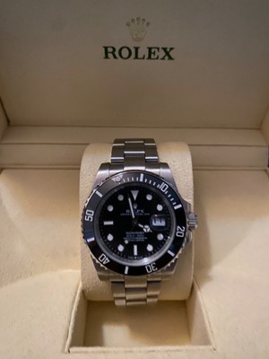 Rolex Submariner Men's Black Watch - 16800