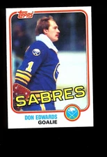 1981 Topps #75 Don Edwards Buffalo Sabres Sharp Pack Fresh Qty