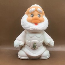   Father Frost  Vintage Rubber Toy Soviet Era USSR. Rarity, Retro 15.2 cm/5.98 in