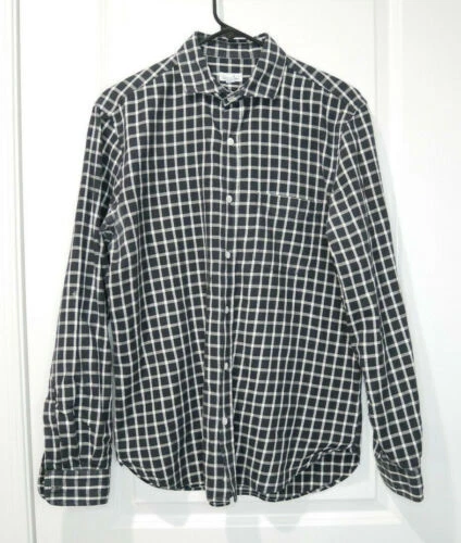 Steven Alan 100% Manga Larga De Algodón Camisas de vestir para hombres