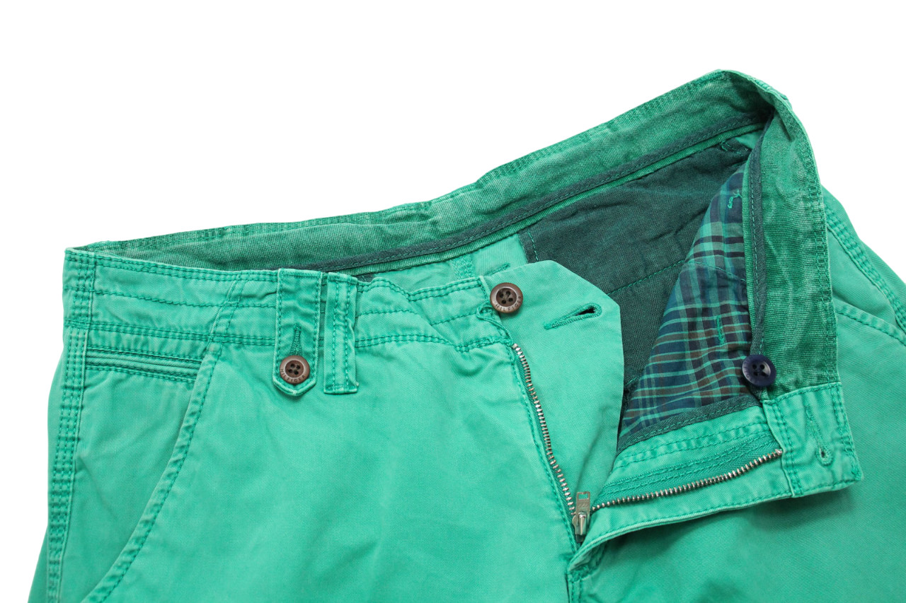 TOMMY HILFIGER  Trousers Men's W33/L34 Chino Zip Fly Slim Fit Green thumbnail 4