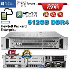 HP ProLiant DL380 Gen9 LOT 28-Core E5-2697v3 512GB DDR4- 9.6TB SAS 10K 960GB SSD