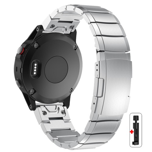 Bracelet de montre en titane Quick Fit 22 mm pour Garmin Fenix 8 7 Pro 6 Approach S62 - Photo 20 sur 22