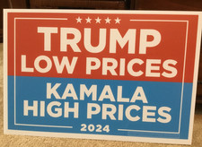 Official Donald Trump 2024 Yard Sign from Virginia Republican Party  Prices  