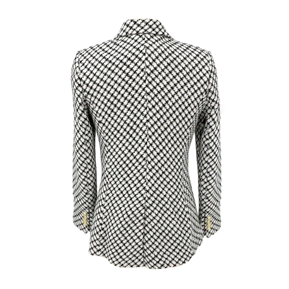 DEREK LAM 10 CROSBY Audrey Frayed Jacket 4 - Image 3 of 4