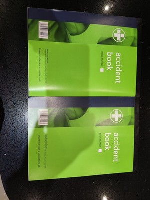 2 x Reliance Medical A4 Unfallbuch Pflicht für Arbeitsplatzkonformität, Daten 