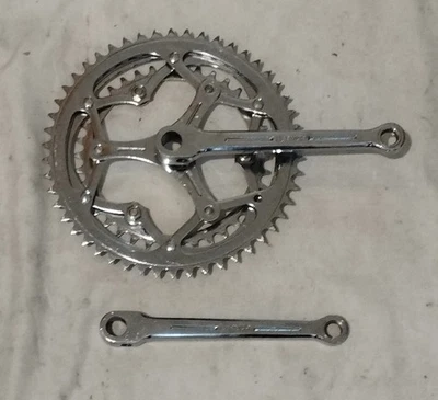 Pédalier NERVAR Star 52/43 Aluminium – Vélo Route Vintage, Fabrication Française
