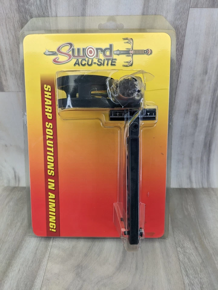 "Mira de arco Sword Acu-Site Apex Twilight Hunter .019"" fibra óptica 4 pines T6061 aluminio" Foto 2 de 4