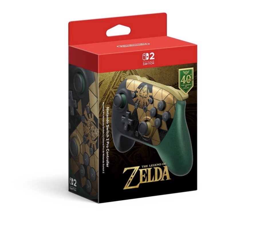 Nintendo Switch 2 Pro Controller The Legend of Zelda 40th Anniversary PRESALE