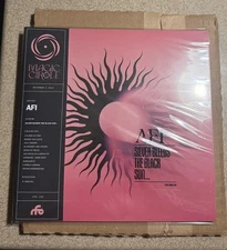 AFI Silver Bleeds the Black Sun vinyl /100 Magic Circle Pink W Black Splatter