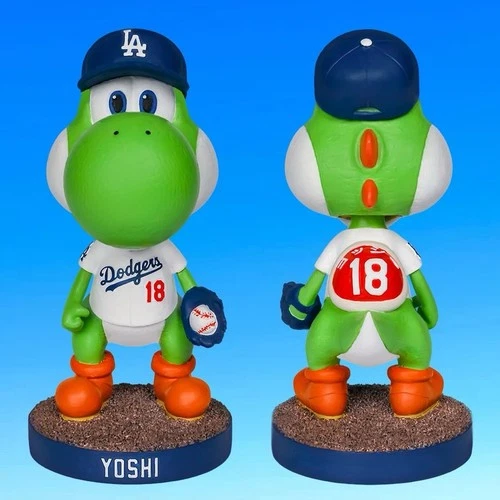2026 Yoshi Yamamoto LA Dodgers Bobblehead SGA 3/31 Super Mario Nintendo NEW