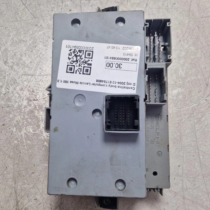 Centralina body computer Lancia Musa 350 1.3 D mtj 2004-12 51754986 - Immagine 4 di 4