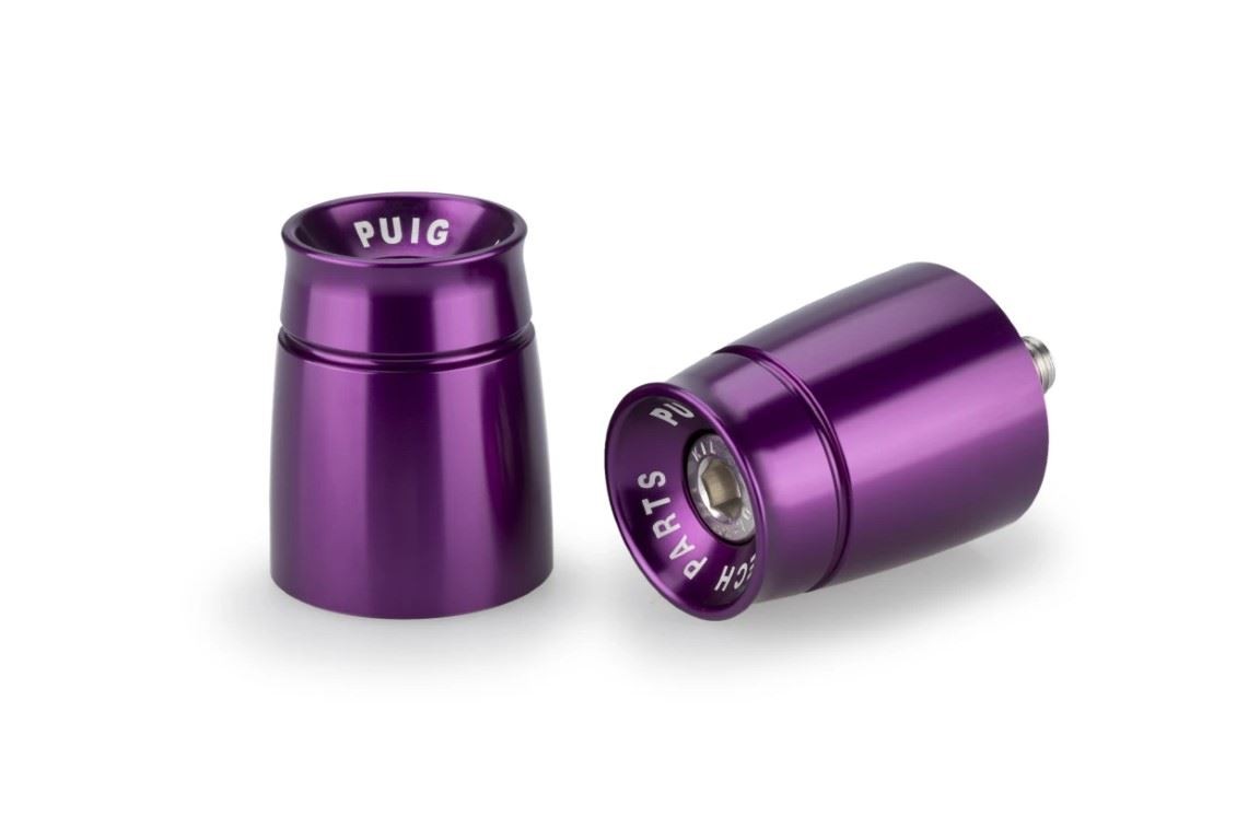Puig Purple Speed Bar Ends Yamaha MT-09 SP 2024-2025