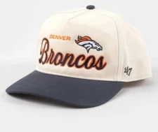 Denver Broncos NFL '47 White TT Roscoe Hitch Rope Snapback Adjustable Hat