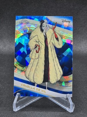 2025 Topps Chrome Sapphire Disney Cruella de Vil From 101 Dalmatians