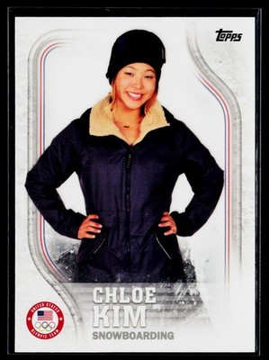 2018 Topps U.S. Olympic & Paralympic Team Hopefuls #US-36 Chloe Kim