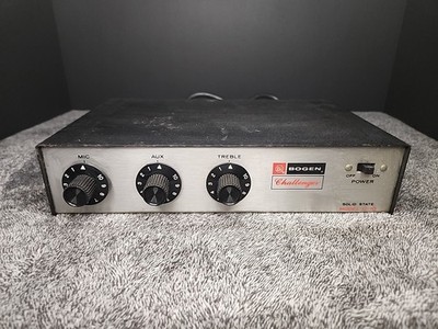 Vintage Bogen Challenger Solid State Amplifier Model C-10 Untested 