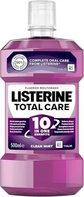 Listerine Total Care Antibacterial Mouthwash 10 in 1 Benefits, 500ml
