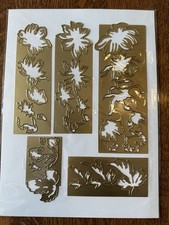 Anna Griffin Layered Flower Dies, 5 pcs, NEW, 800204 Carnation Mum Poppy