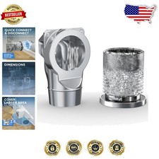Magnetic Dryer Vent Coupling Quick Connect Easy Clean Aluminum