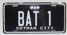 Batman Bat 1 Gotham City Embossed Metal Novelty License Plate 70706