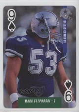 1993 Bicycle Ditka's Picks Playing Cards Mark Stepnoski #9S 2u3
