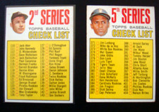 1967 Topps BASEBALL #103 Checklist Mantle EXMT +#361-CHECKLIST Clemente(crease)